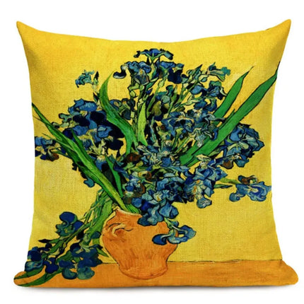 Van Gogh Square Pillow Cover Decor - Mad Fly Essentials