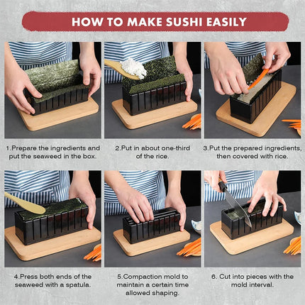 DIY Sushi Making Mold Asian Kitchen Kit