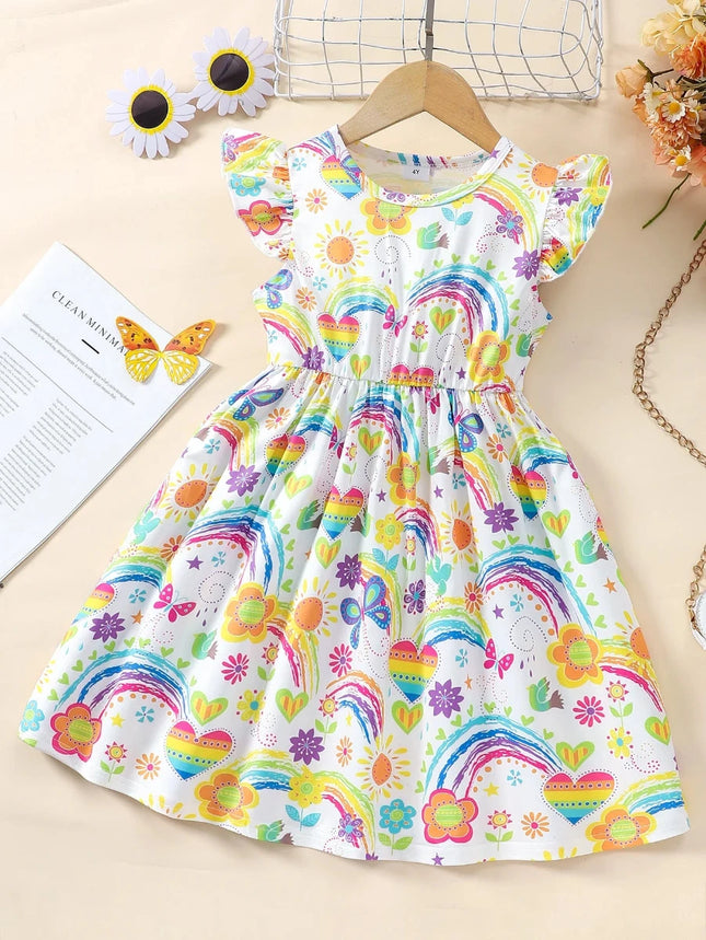 Girls 4-7Year Summer Sweetheart Dress