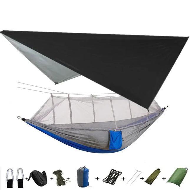 Lightweight Portable Camping Mosquito Net Hammock