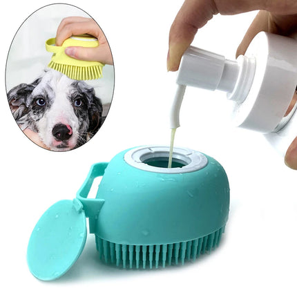 Pet Cat Dog Silicone Massage Brush