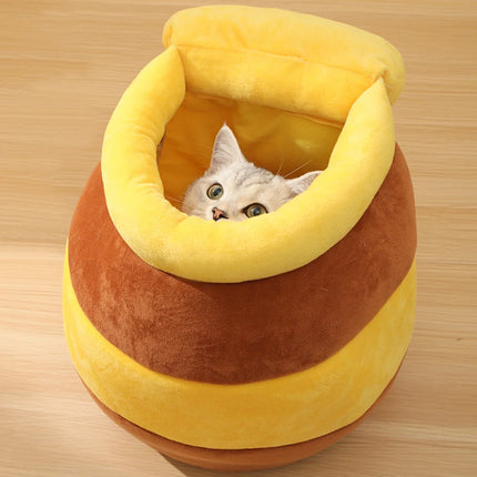 Honey Jar Cat Washable Pet Bed