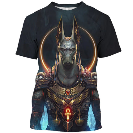 Men Anubis Egyptian god 3D Graphic Tees – Mad Fly Essentials