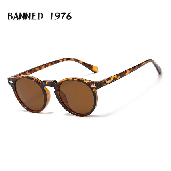 Women Vintage Oval Polarized Sunglasses