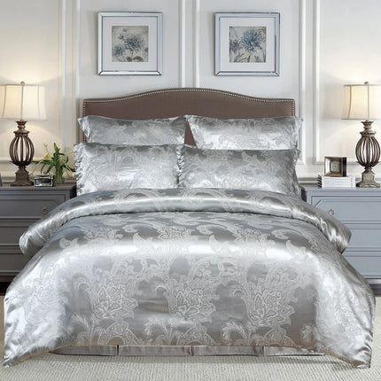 European Jacquard Satin Duvet Bedding Sets