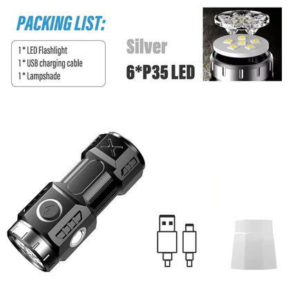 MINI Rechargeable LED Camping Flashlight