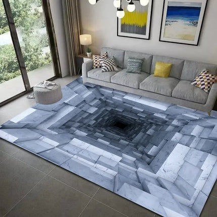 Kids Room Vortex 3D Illusion Area Living Rug