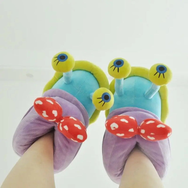 Girl Home Indoor Cartoon Snail Slippers