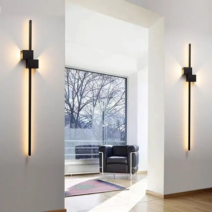 Modern Minimalist LED Long Wall Sconce