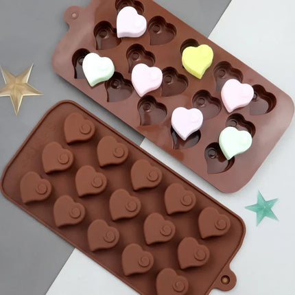 DIY Silicone Chocolate Diamond Heart Mold