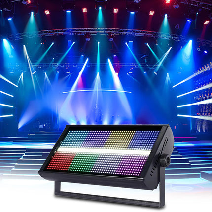 LED Stage Strobe W+RGB  DJ Disco Light