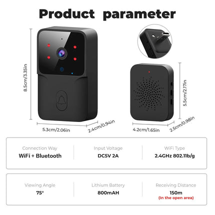 Intelligent WiFi Doorbell Home Doorbell Camera System