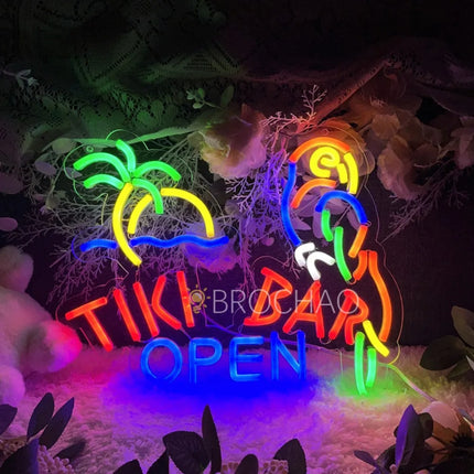 Tiki Bar Wall LED Neon Party Night Light