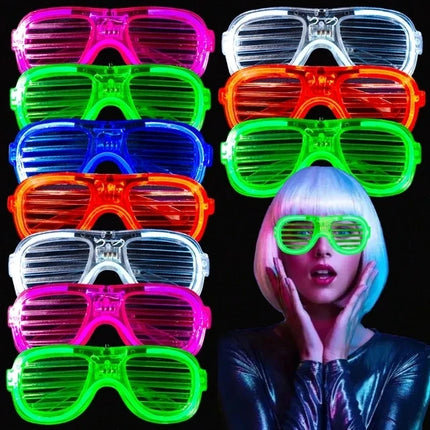 Seasonal Luminous LED Neon Party Sunglasses