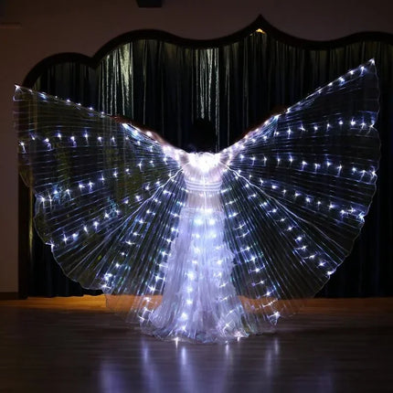 LED Luminescent Belly Dancing Cloak