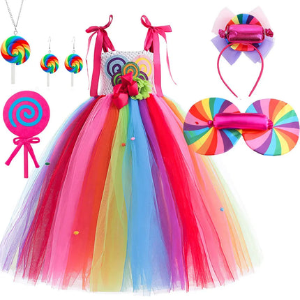 Girl Lollipop Costume Birthday Dress