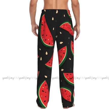 Men Smart Casual Watermelon Fruit Loungewear Pants