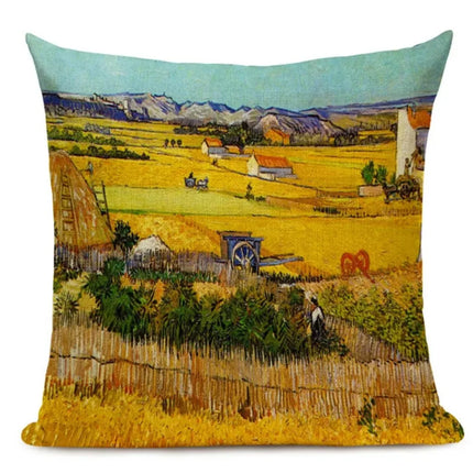 Van Gogh Square Pillow Cover Decor - Mad Fly Essentials