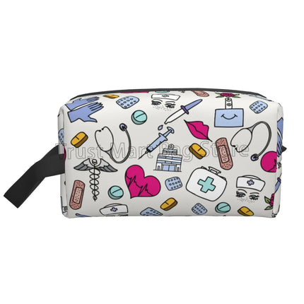 Nurse Equipment Makeup Organizer Bag