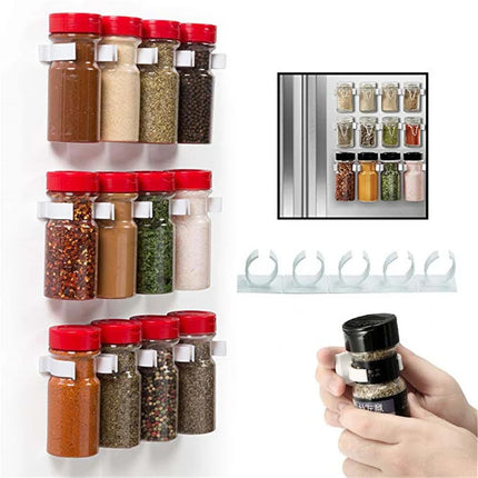 Spice Clips 5-20 Jars Kitchen Wall Organizer