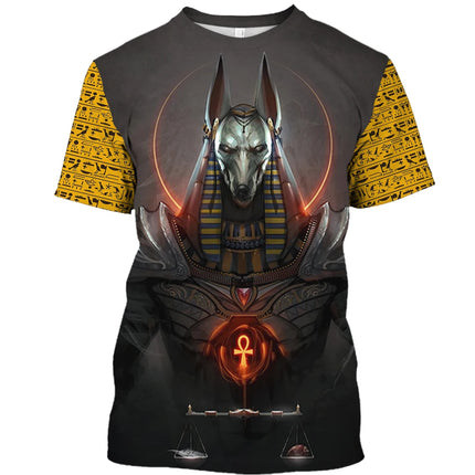 Men Anubis Egyptian god 3D Graphic Tees – Mad Fly Essentials