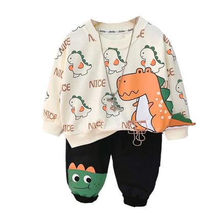 Baby Boy Spring Dinosaur 2pc Tracksuit