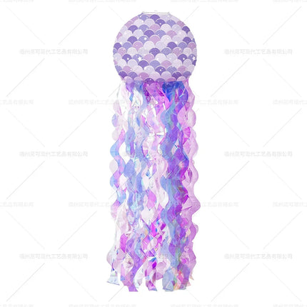 Mermaid Jellyfish Theme Paper Lantern Decor Birthday Party Supplies