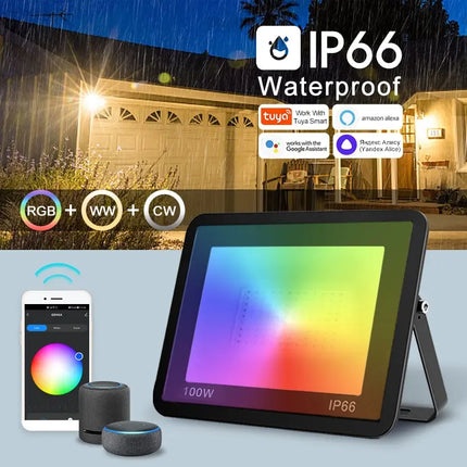 Home RGB Floodlight Smart Voice Party Lights