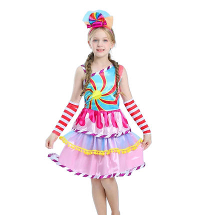 Girl Lollipop Costume Birthday Dress