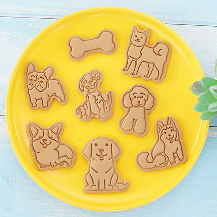 Cartoon Cookie Cutter 3D 8Pcs Birthday Party Baking Accessories