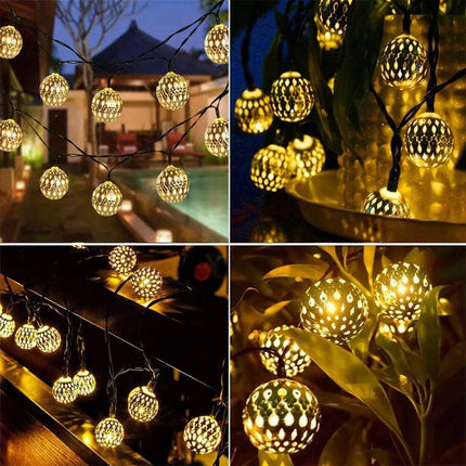 Solar Powered Moroccan String Party Lights