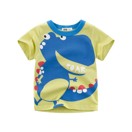 Baby Boy Short Dinosaur Graphic Tees