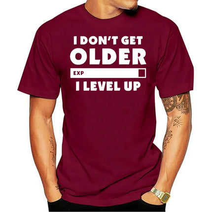 Men Fashion Level Up Gamer Shirts