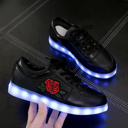 Kids LED Luminous USB Sneakers