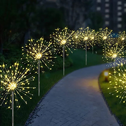 Solar LED Outdoor Firework Fairy Lights