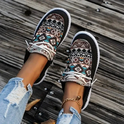 Women Bohemian Lightweight Canvas Shoes