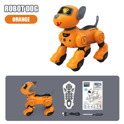 Smart Voice Dialogue Walking Robot Stunt Dog Toy