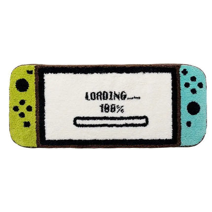 Kids Room Vintage Game Console Wear-Resistant Area Rug