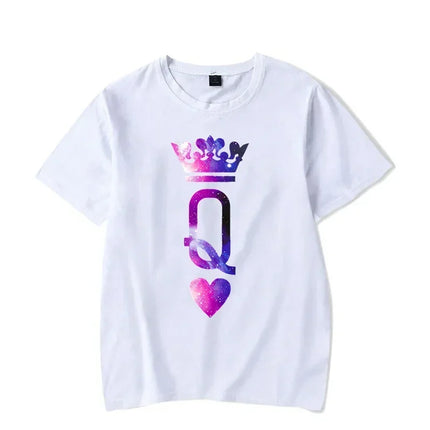 Couple Matching King Queen Summer 3D Shirts