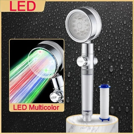 Color Changing LED RGC Automatic Shower Head