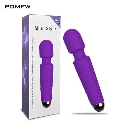 Wireless Dildos AV Vibrator USB Magic Wand