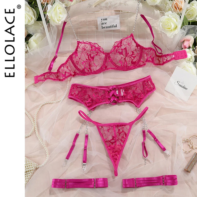 Women Lace Bra Luxury Underwear Lingerie Set