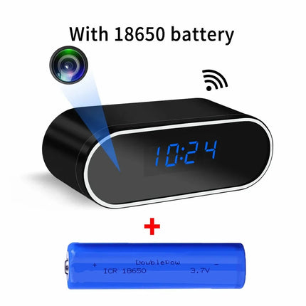 Mini Night Vision Clock 1080P Camera