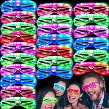 Seasonal Luminous LED Neon Party Sunglasses