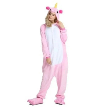 Women Funny Cartoon Dinosaur Unicorn Cosplay Pajama Set