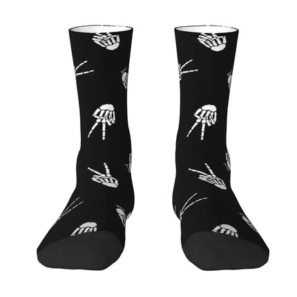 Men Skull Bones Funny Festival Mid-Tube Socks