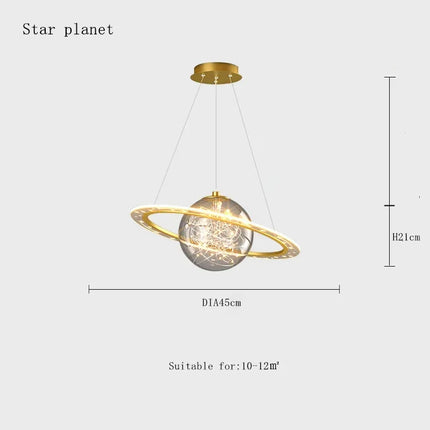 Nordic Planet Jupiter Indoor LED Pendant Light