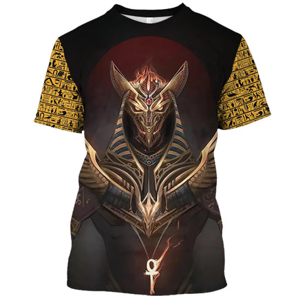 Men Anubis Egyptian god 3D Graphic Tees – Mad Fly Essentials