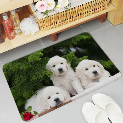 Home Puppy Love Labrador 3D Entrance Bathroom Doormat