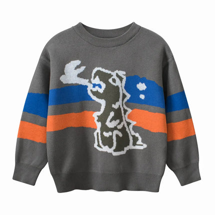 Baby Boy Panda Bear Dinosaur Sweaters